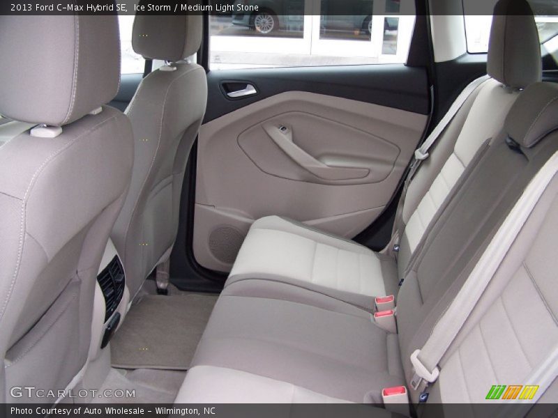 Ice Storm / Medium Light Stone 2013 Ford C-Max Hybrid SE