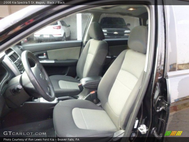 Black / Black 2008 Kia Spectra 5 SX Wagon