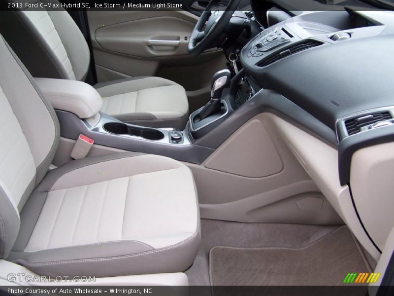 Ice Storm / Medium Light Stone 2013 Ford C-Max Hybrid SE