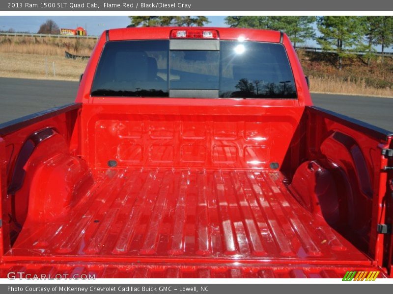 Flame Red / Black/Diesel Gray 2013 Ram 1500 SLT Quad Cab