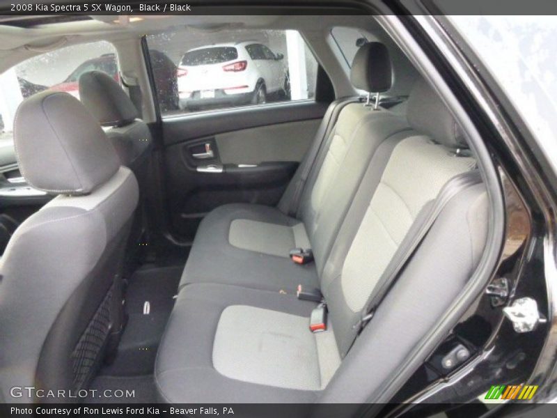 Black / Black 2008 Kia Spectra 5 SX Wagon
