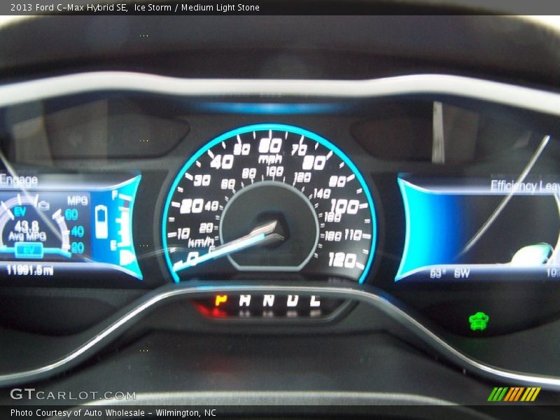 Ice Storm / Medium Light Stone 2013 Ford C-Max Hybrid SE
