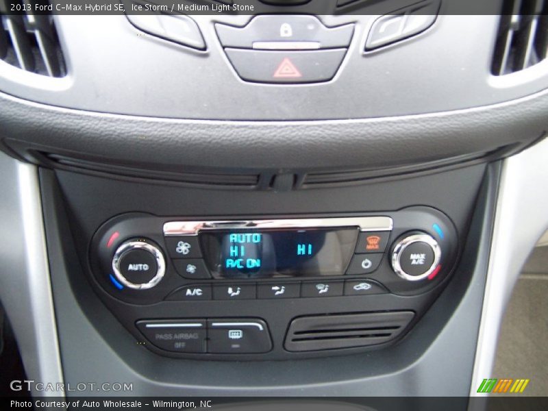 Ice Storm / Medium Light Stone 2013 Ford C-Max Hybrid SE