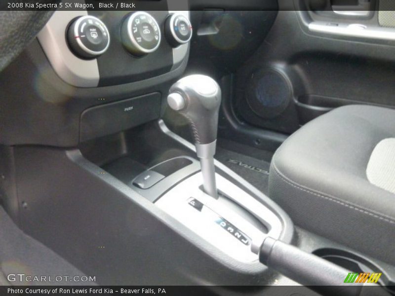 Black / Black 2008 Kia Spectra 5 SX Wagon