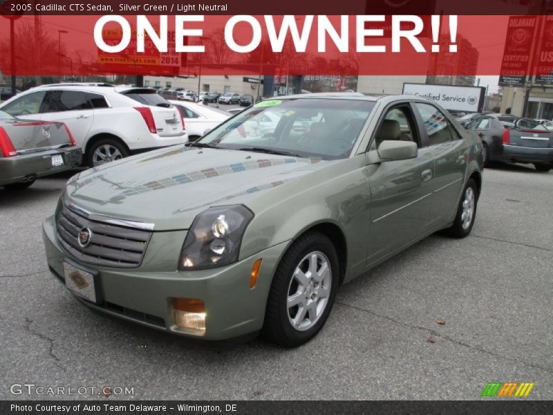 Silver Green / Light Neutral 2005 Cadillac CTS Sedan