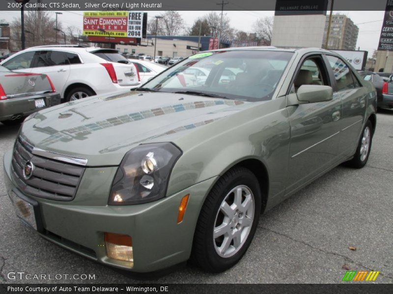Silver Green / Light Neutral 2005 Cadillac CTS Sedan