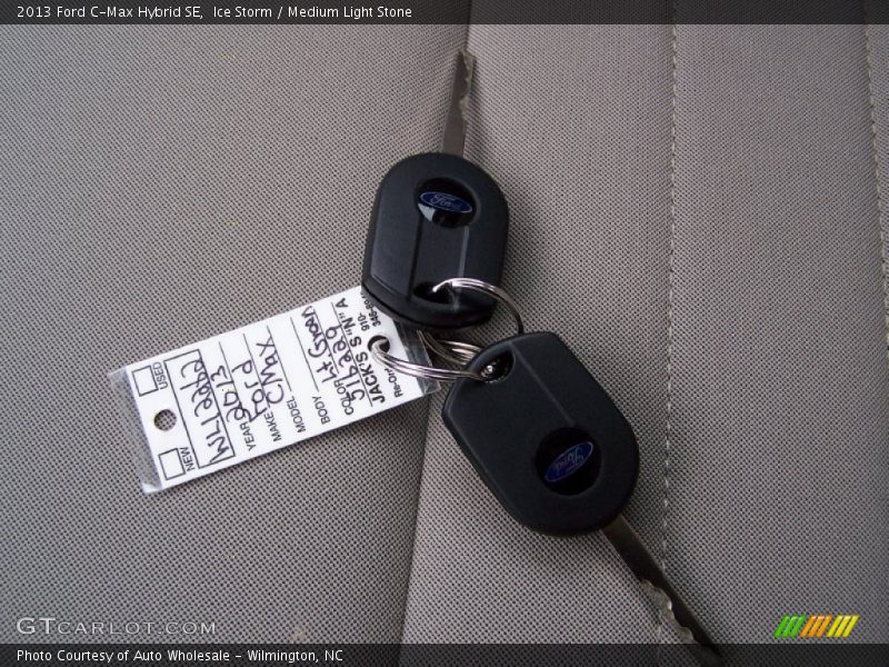 Ice Storm / Medium Light Stone 2013 Ford C-Max Hybrid SE
