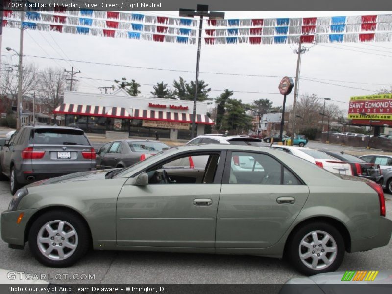 Silver Green / Light Neutral 2005 Cadillac CTS Sedan