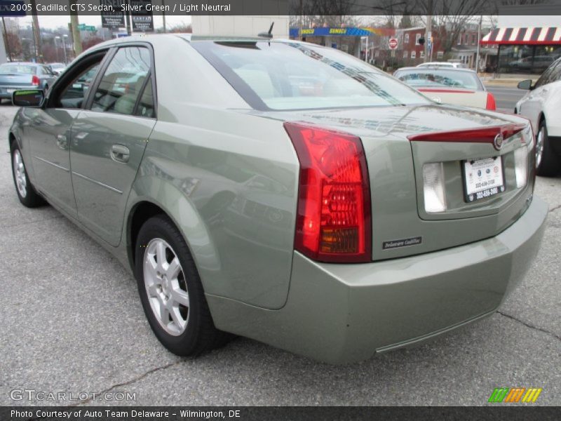 Silver Green / Light Neutral 2005 Cadillac CTS Sedan