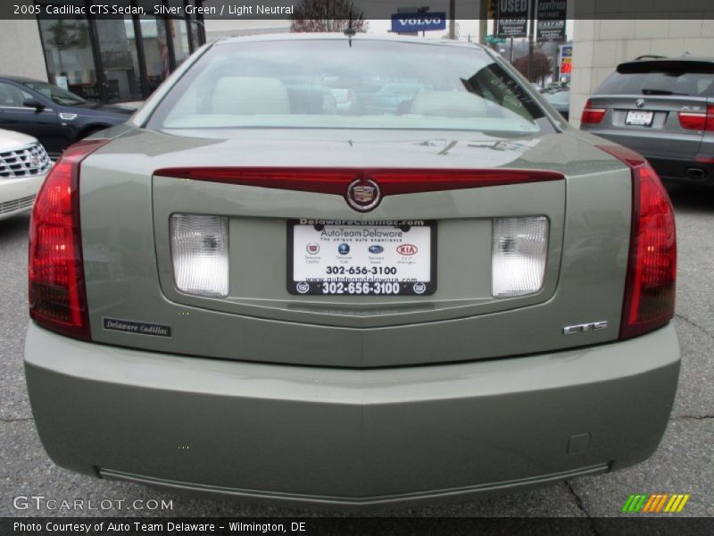 Silver Green / Light Neutral 2005 Cadillac CTS Sedan