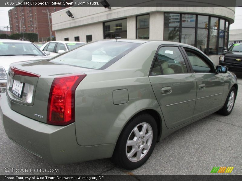 Silver Green / Light Neutral 2005 Cadillac CTS Sedan