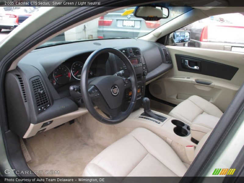 Silver Green / Light Neutral 2005 Cadillac CTS Sedan