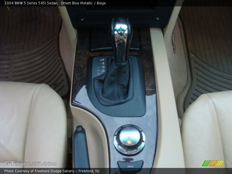 Orient Blue Metallic / Beige 2004 BMW 5 Series 545i Sedan