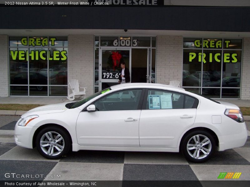 Winter Frost White / Charcoal 2012 Nissan Altima 3.5 SR