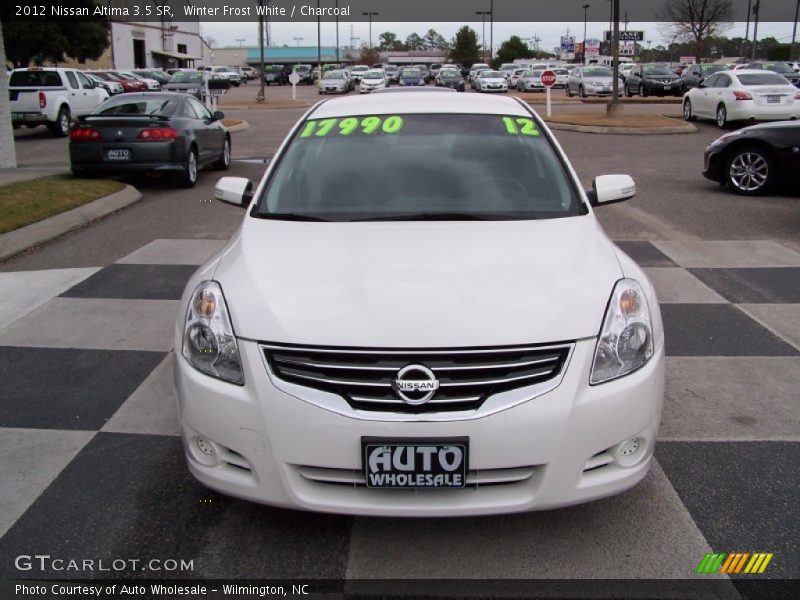 Winter Frost White / Charcoal 2012 Nissan Altima 3.5 SR