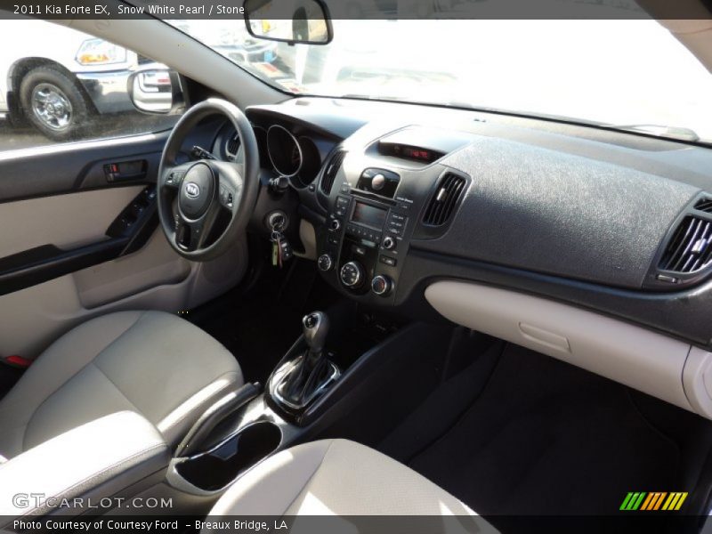Snow White Pearl / Stone 2011 Kia Forte EX