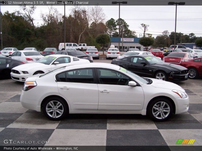 Winter Frost White / Charcoal 2012 Nissan Altima 3.5 SR