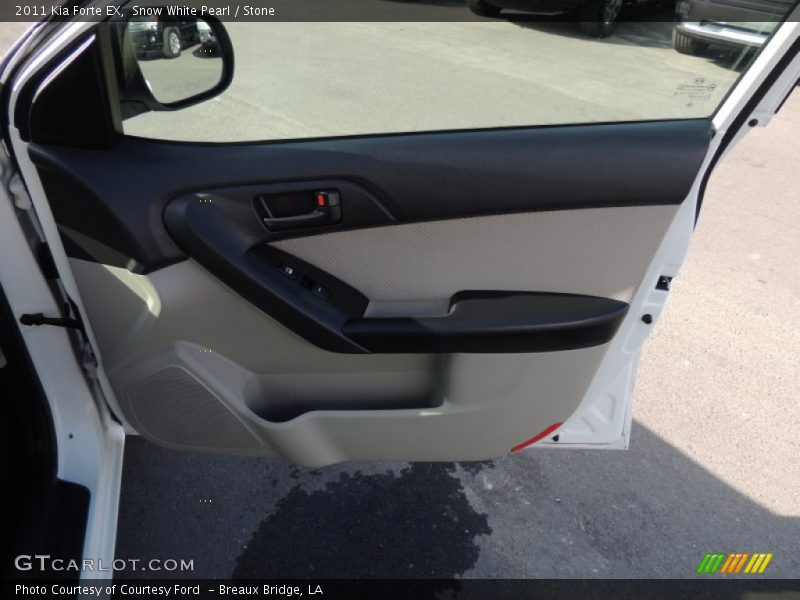 Snow White Pearl / Stone 2011 Kia Forte EX