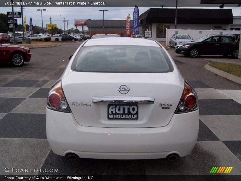 Winter Frost White / Charcoal 2012 Nissan Altima 3.5 SR