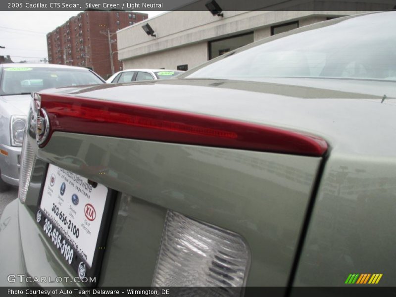 Silver Green / Light Neutral 2005 Cadillac CTS Sedan
