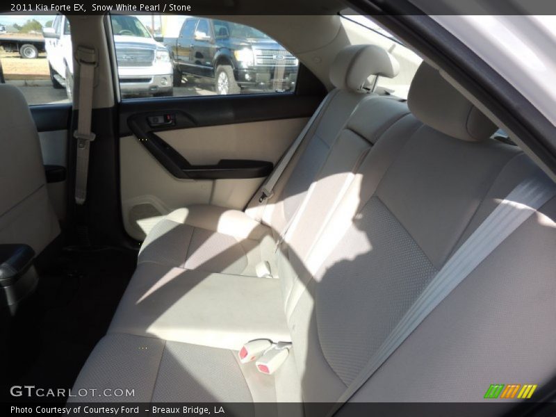 Snow White Pearl / Stone 2011 Kia Forte EX