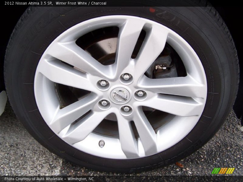 Winter Frost White / Charcoal 2012 Nissan Altima 3.5 SR