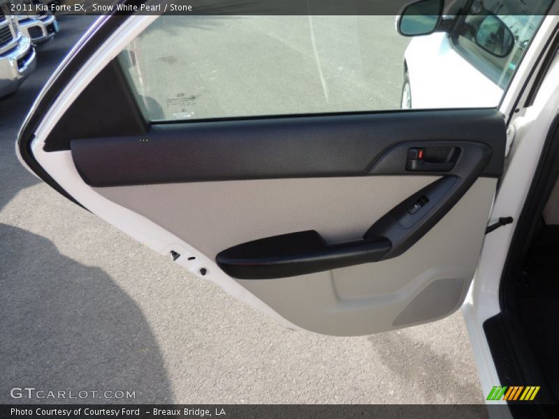 Snow White Pearl / Stone 2011 Kia Forte EX
