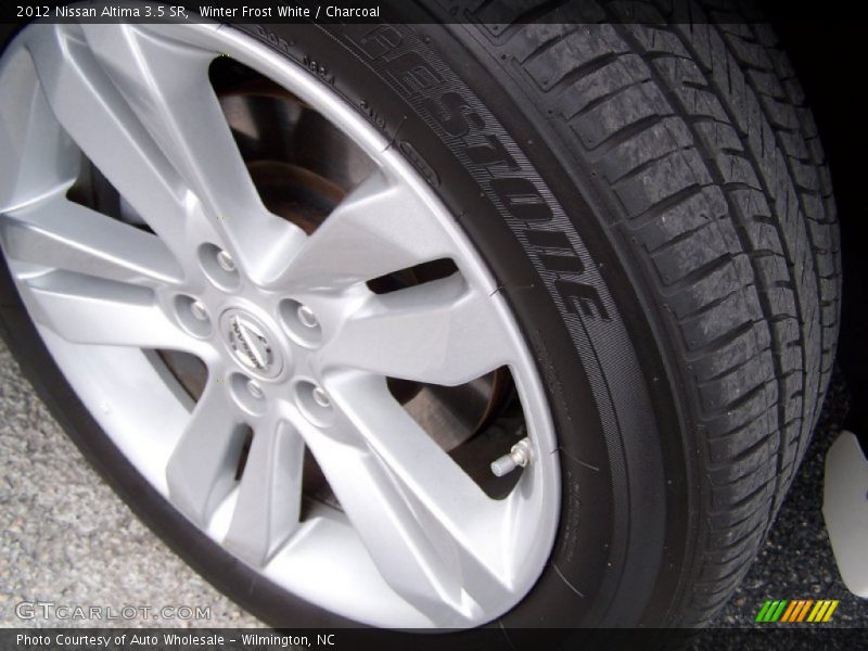 Winter Frost White / Charcoal 2012 Nissan Altima 3.5 SR