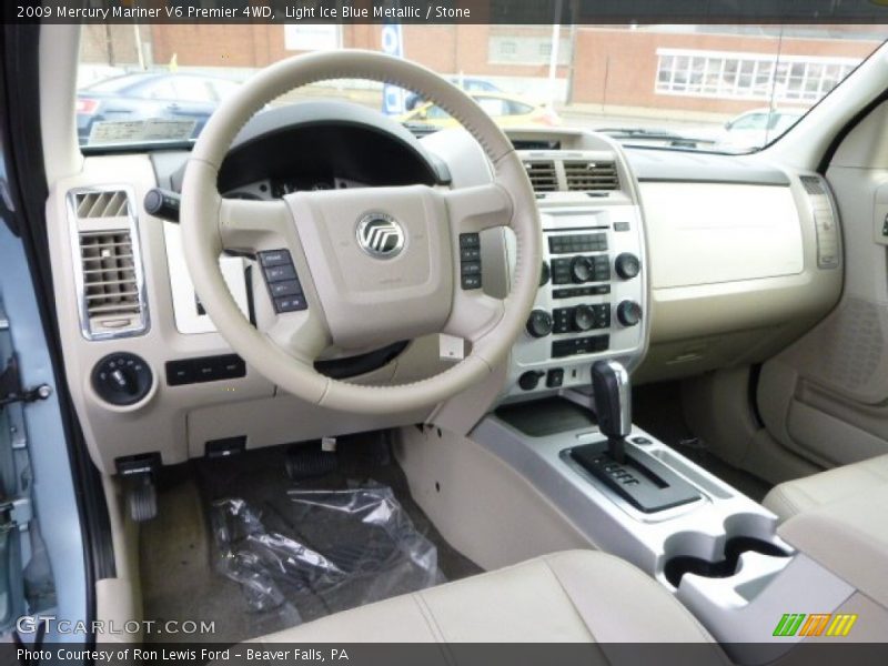 Stone Interior - 2009 Mariner V6 Premier 4WD 
