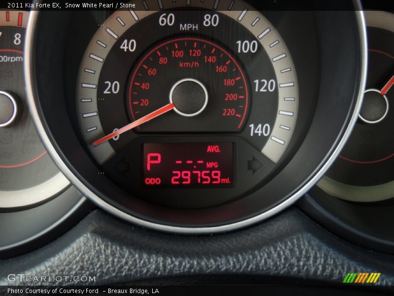 Snow White Pearl / Stone 2011 Kia Forte EX