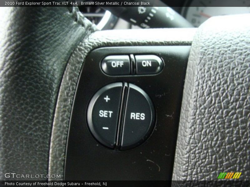 Brilliant Silver Metallic / Charcoal Black 2010 Ford Explorer Sport Trac XLT 4x4