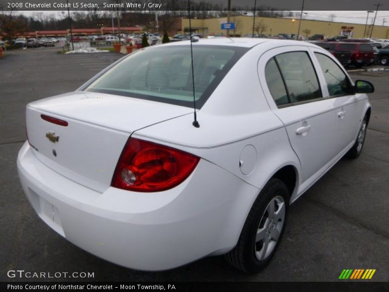 Summit White / Gray 2008 Chevrolet Cobalt LS Sedan