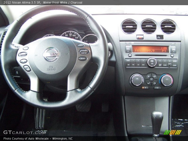 Winter Frost White / Charcoal 2012 Nissan Altima 3.5 SR