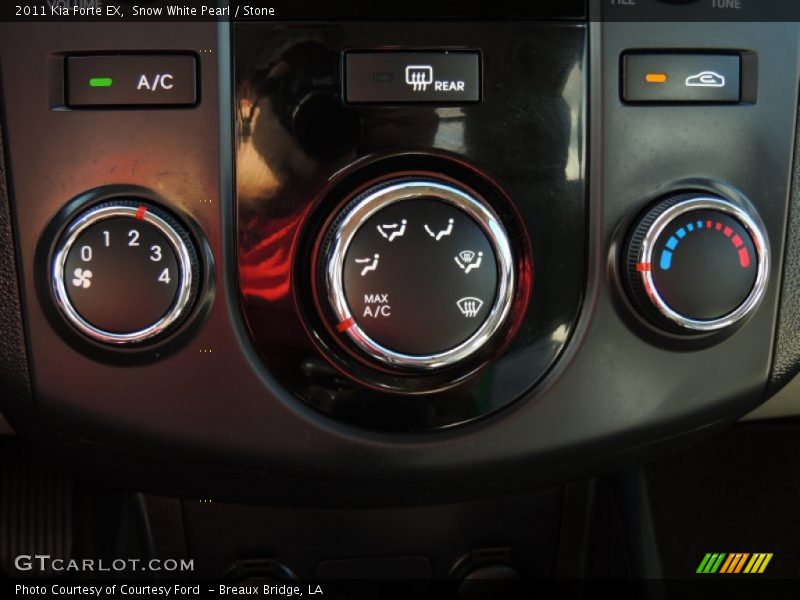 Snow White Pearl / Stone 2011 Kia Forte EX