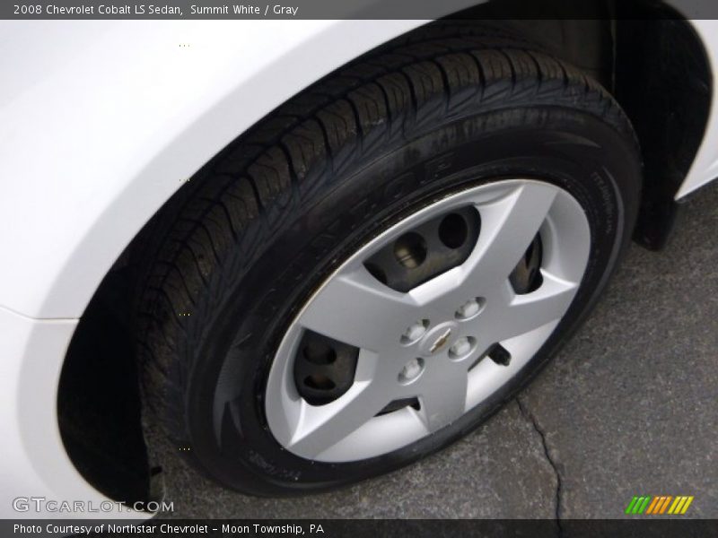 Summit White / Gray 2008 Chevrolet Cobalt LS Sedan