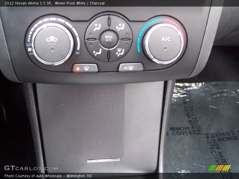 Winter Frost White / Charcoal 2012 Nissan Altima 3.5 SR