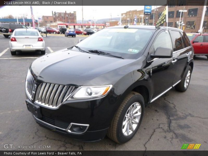 Black / Charcoal Black 2011 Lincoln MKX AWD