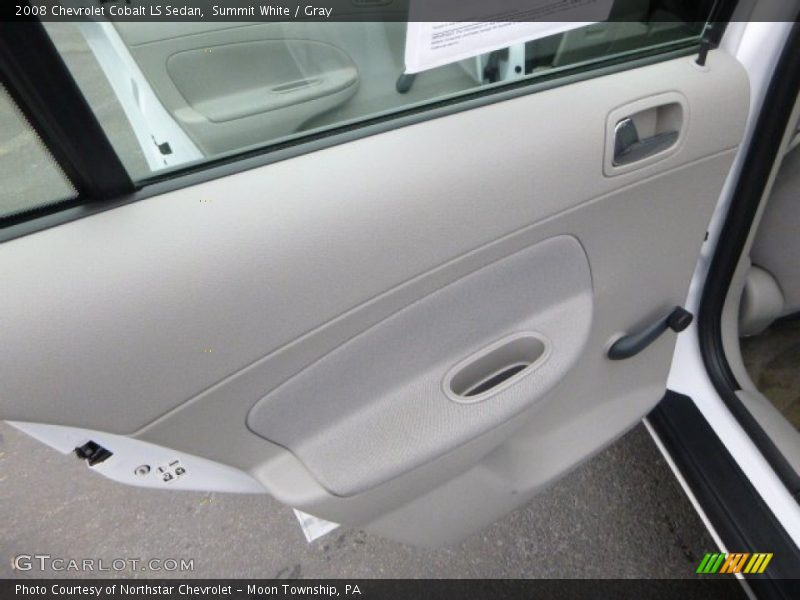 Summit White / Gray 2008 Chevrolet Cobalt LS Sedan