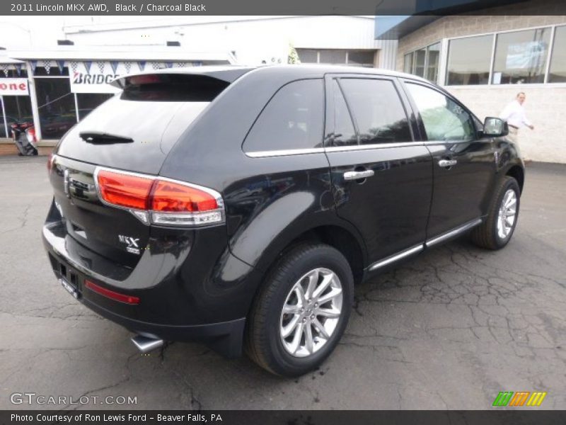 Black / Charcoal Black 2011 Lincoln MKX AWD