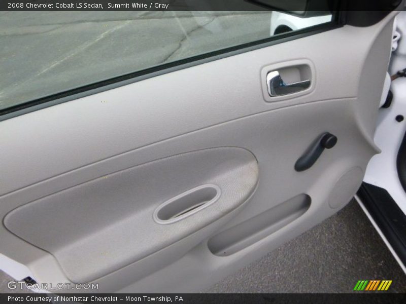 Summit White / Gray 2008 Chevrolet Cobalt LS Sedan