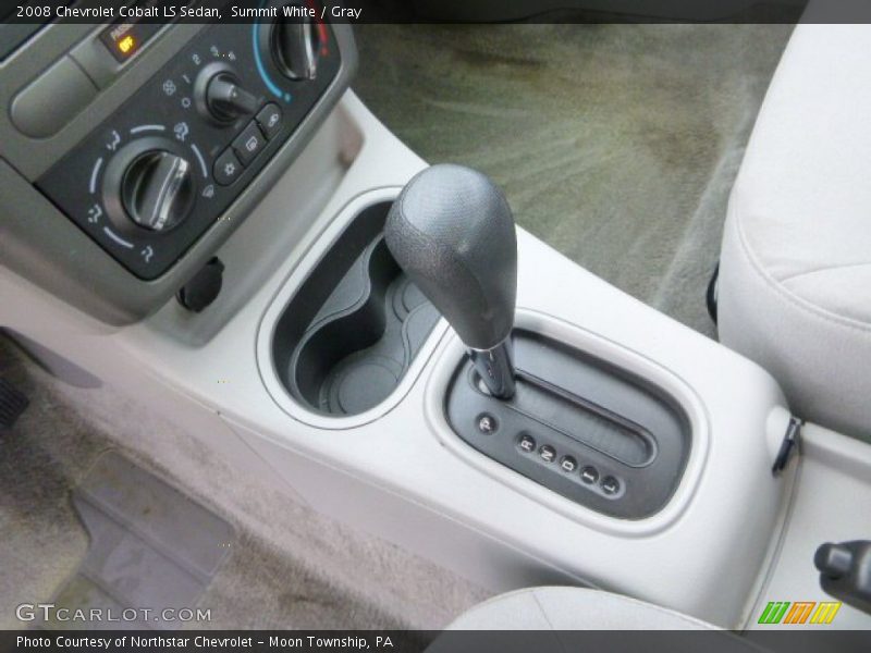 Summit White / Gray 2008 Chevrolet Cobalt LS Sedan