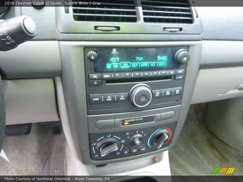 Summit White / Gray 2008 Chevrolet Cobalt LS Sedan