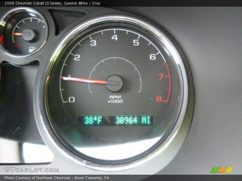 Summit White / Gray 2008 Chevrolet Cobalt LS Sedan