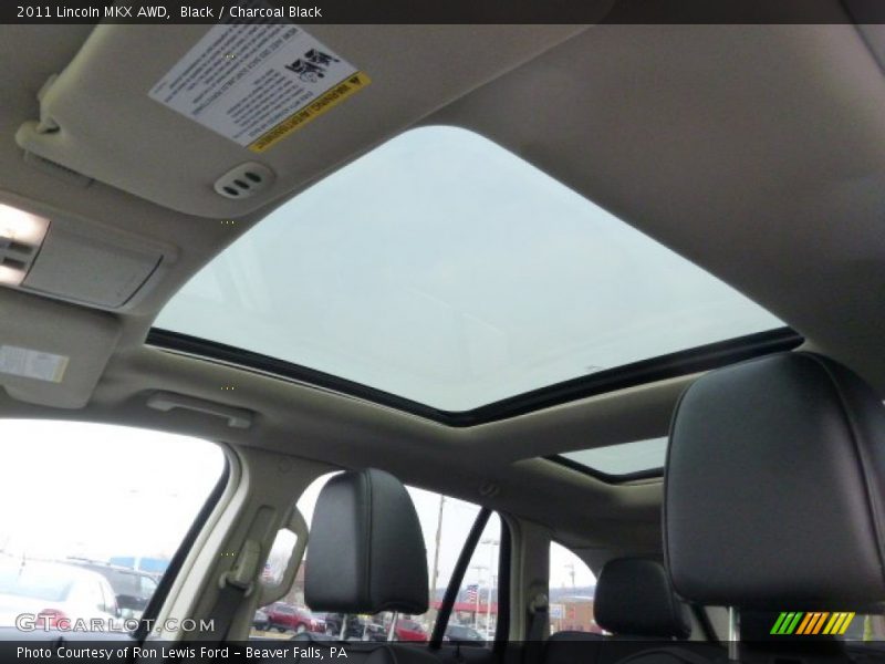 Black / Charcoal Black 2011 Lincoln MKX AWD