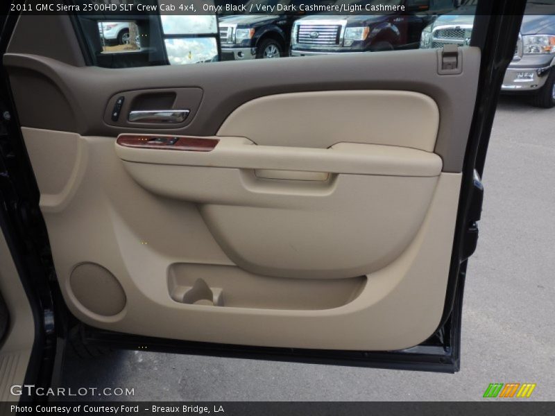 Onyx Black / Very Dark Cashmere/Light Cashmere 2011 GMC Sierra 2500HD SLT Crew Cab 4x4