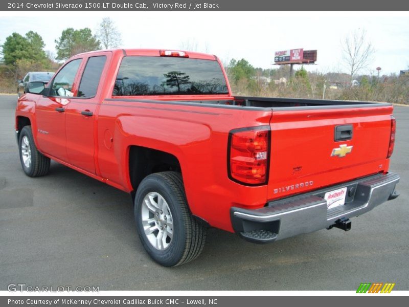 Victory Red / Jet Black 2014 Chevrolet Silverado 1500 LT Double Cab