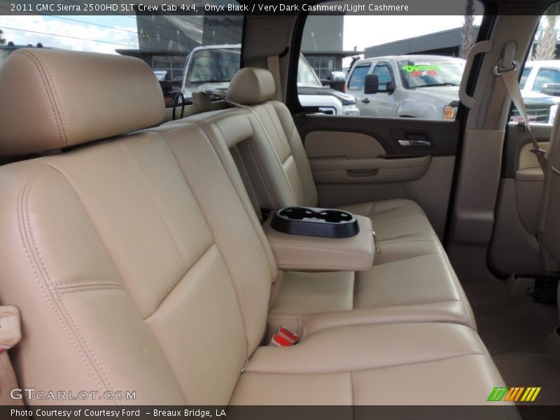 Onyx Black / Very Dark Cashmere/Light Cashmere 2011 GMC Sierra 2500HD SLT Crew Cab 4x4