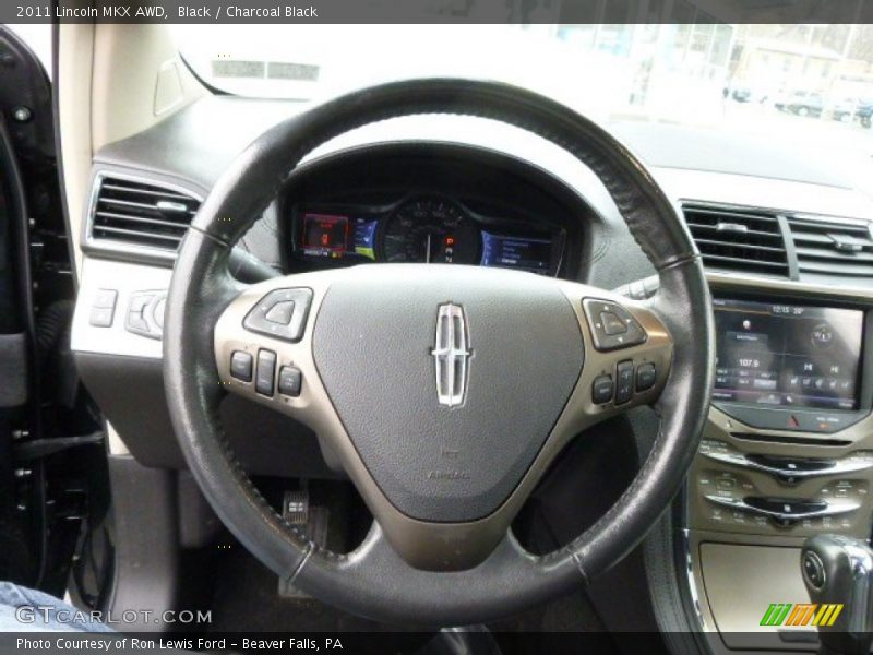 Black / Charcoal Black 2011 Lincoln MKX AWD