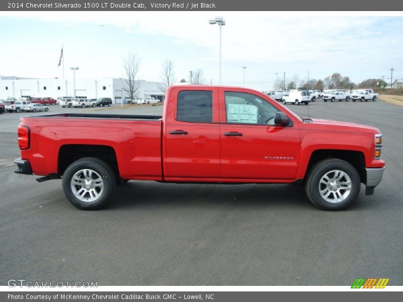 Victory Red / Jet Black 2014 Chevrolet Silverado 1500 LT Double Cab