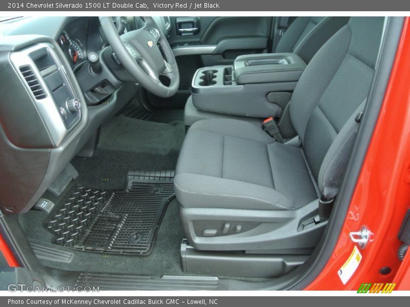 Victory Red / Jet Black 2014 Chevrolet Silverado 1500 LT Double Cab